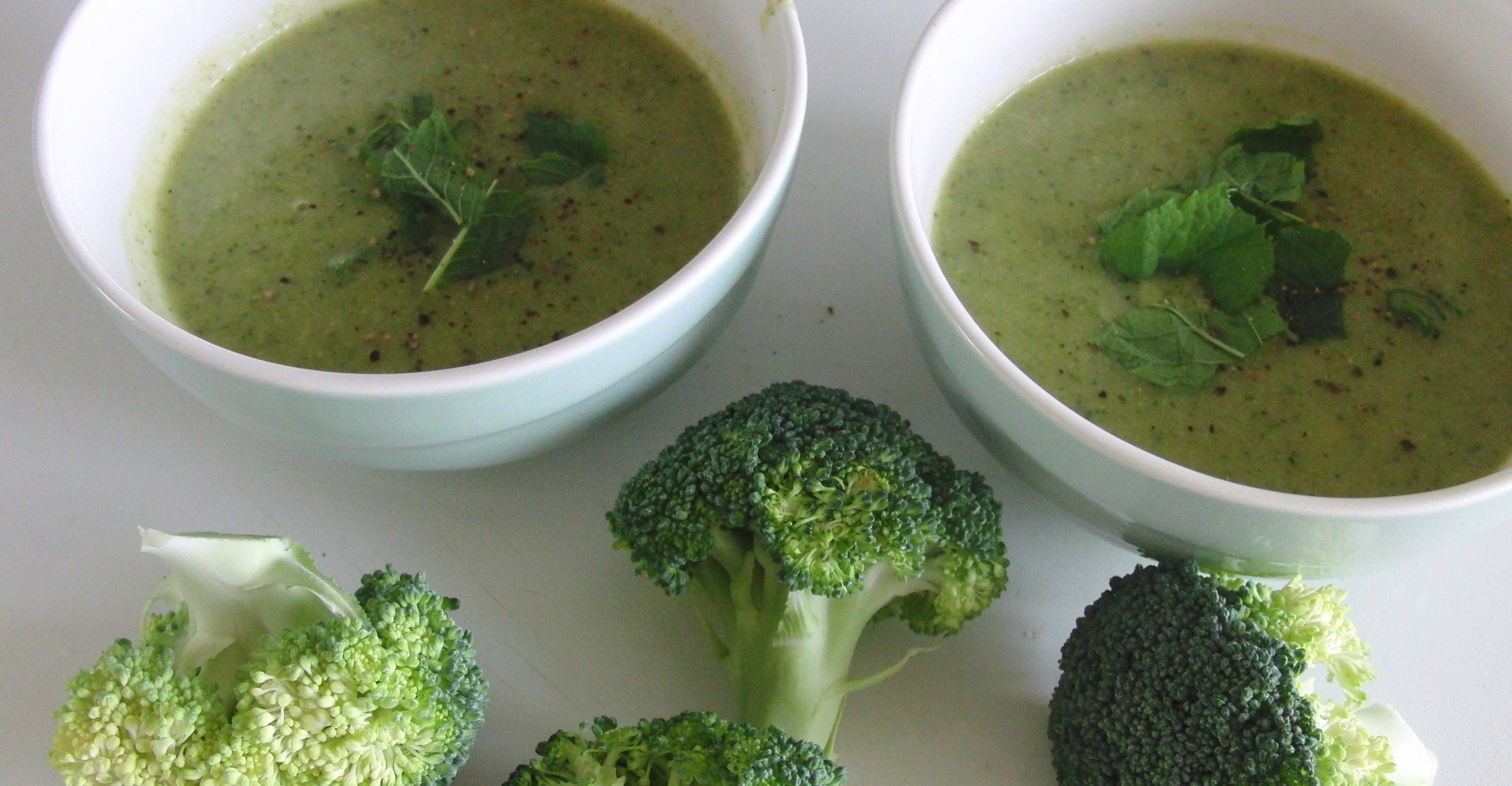 Courgette- Broccoli soep